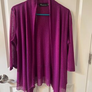 Creations Women's Magenta Cardigan